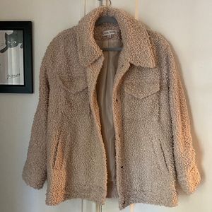 Oversized Sherpa Coat